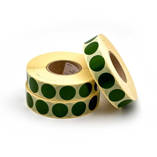 Lipdukai taikiniams, žali, 20 mm, 2000 vnt.