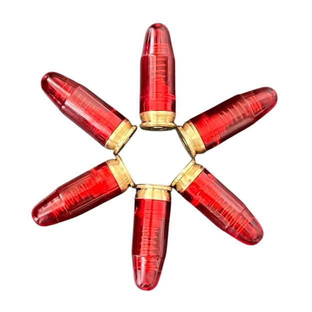 Imitaciniai šoviniai Megaline 9 x 19 mm, 6 vnt.